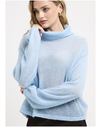 Subtitled - Palma Crotchet Cropped Sweater