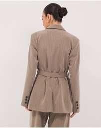 Calli - Rhode Pinstripe Blazer