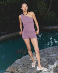 Pinky & Kamal - Fold Over Mini Shorts