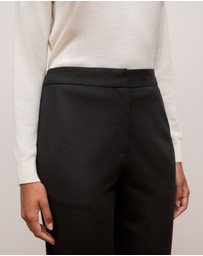 Trenery - Ponte Tailored Slim Pant in Black