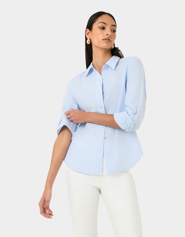 Forcast - Sam Linen Relaxed Shirt