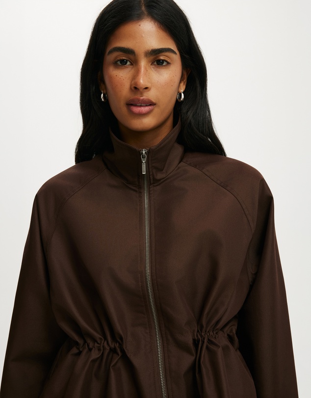 Cotton On - Leo Cinched Spray Jacket