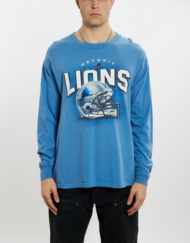 Vintage by The Real Deal - Pre Loved - Vintage NFL Detroit Lions Long Sleeve Tee