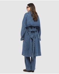 JACANDMOOKI - Dion Denim Trench Coat