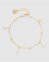 Wanderlust + Co - To The Sea Gold Bracelet