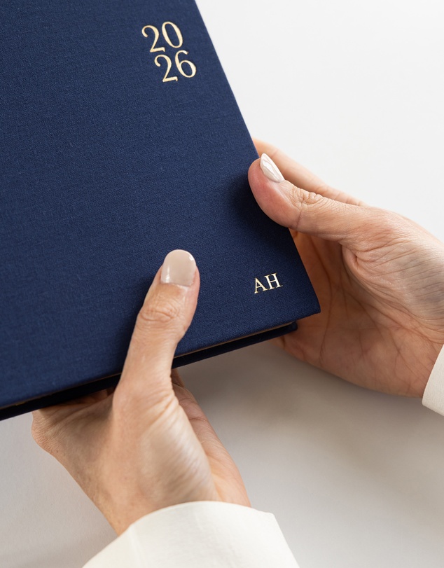 Bespoke Letterpress - 2026 Business Planner - Midnight