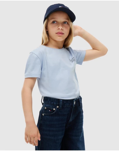 Tommy Hilfiger - Logo Crew Neck T-Shirt - Teens