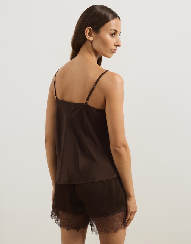 Atmos&Here - Pearl Cami & Shorts Lace Trim Sleep Set