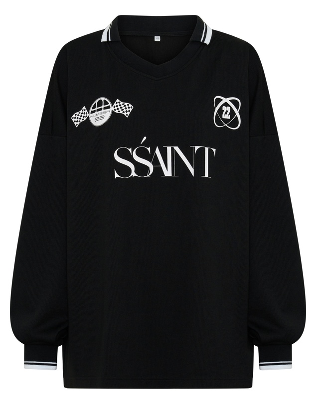 SSAINT - SŚAINT Polo Black