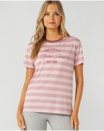 Lorna Jane - Luxe Athletic Stripe T-Shirt