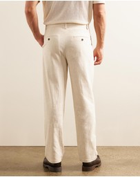 AERE - Leo Linen Suit Pants