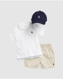 Polo Ralph Lauren - Cotton Mesh Polo Shirt - Baby