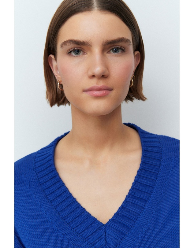 NEXT - 100% Cotton V-Neck Jumper