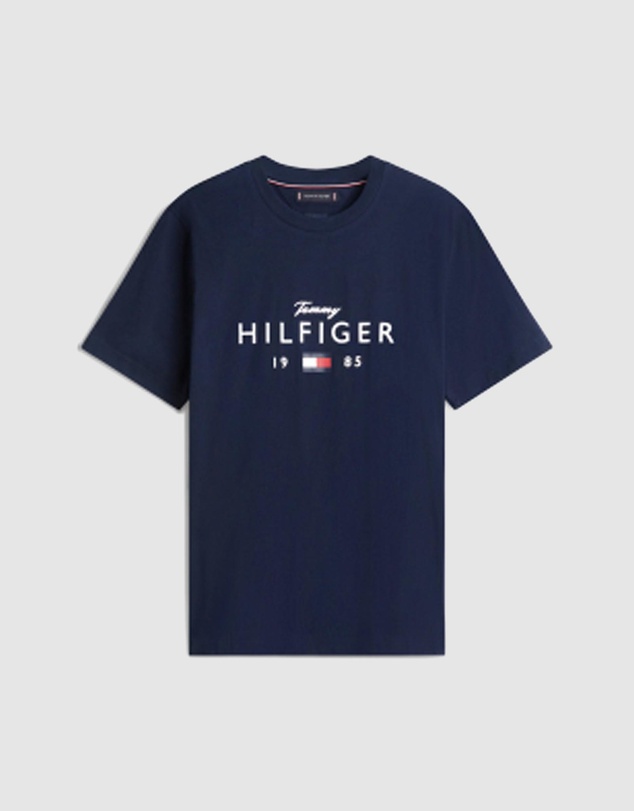Tommy Hilfiger - Logo Graphic Jersey Crew Neck T-Shirt