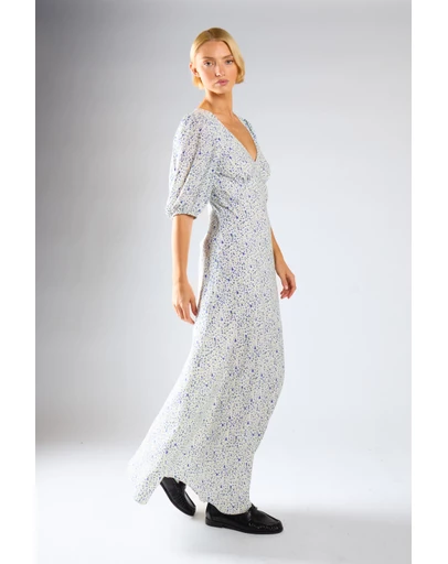 Glamorous - Floral Puff Sleeve Maxi Dress