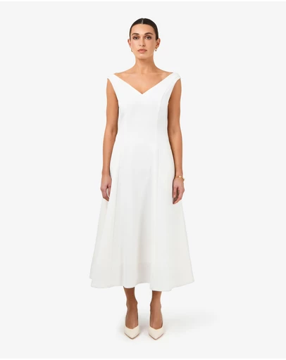 Forcast - Yana V-Neck Panel Dress