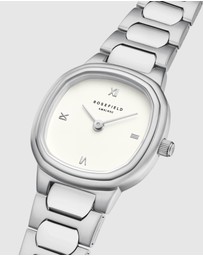 Rosefield - Gaia XS Creme Silver-Tone Bracelet Watch
