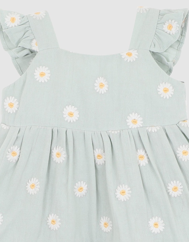 Bebe by Minihaha - Tess Embroidered Daisy Dress - Babies