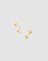 Ichu - Bloom Earrings Gold