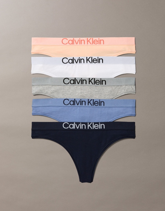 Calvin Klein - 5-Pack Cotton Stretch Thong