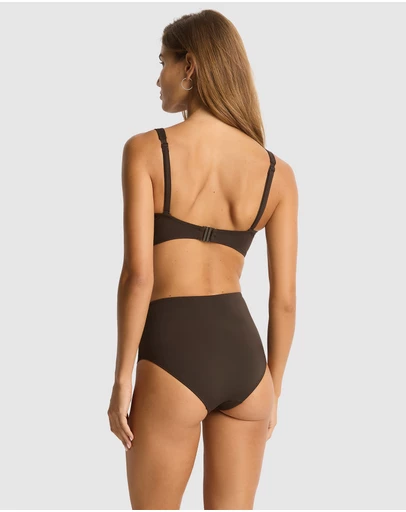 Sea Level Australia - Essentials Edit High Waist Gathered Side Pant
