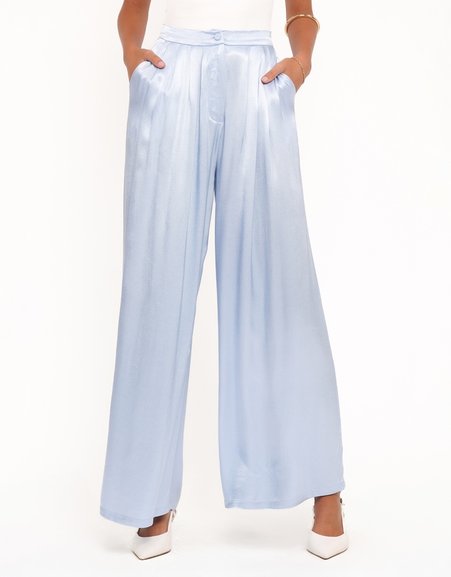 Petal & Pup - Joyce Wide Leg Pant - Blue