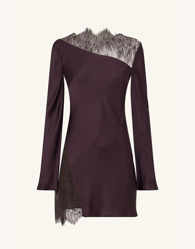 Shona Joy - Allegra Lace Panelled Mini Dress