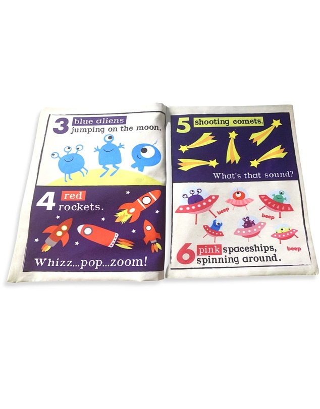 Jo and Nics Crinkly Cloth Books - Space Count