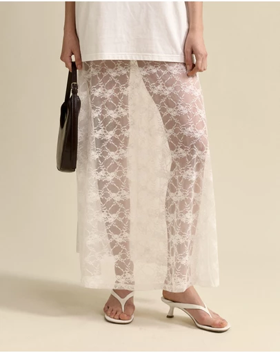MVN - Lace Maxi Skirt