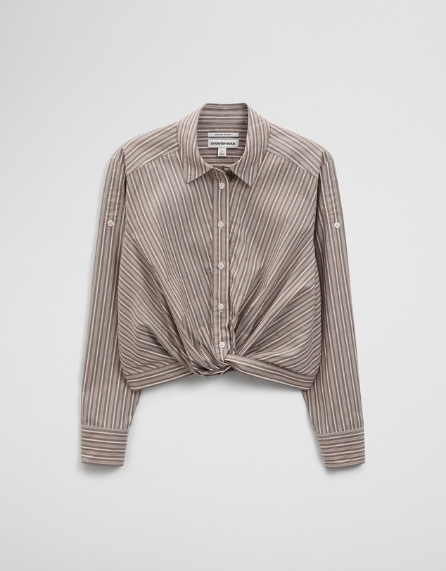 Country Road - Twist Crop Shirt