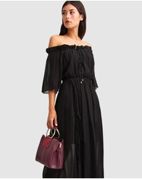 Belle & Bloom - Amour Amour Ruffled Midi Dress