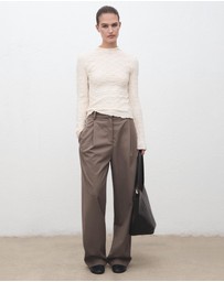 M.N.G - Textured Crepe Top