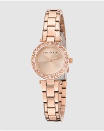 Ted Baker - Jolyye Crystal 24mm Rose Gold-Tone Bracelet Watch
