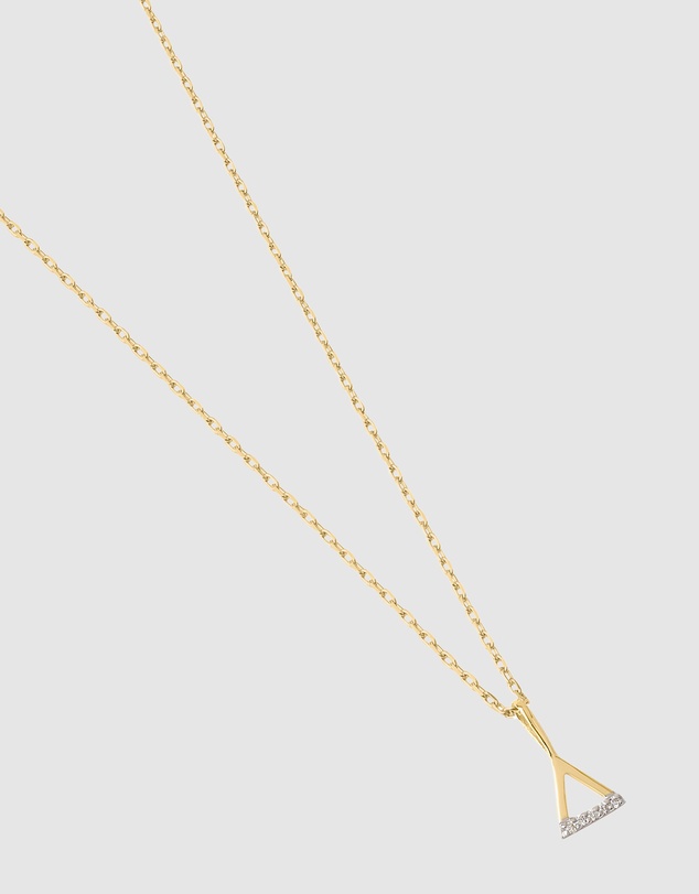 Luna Rae - Solid Gold - Fire Element Diamond Necklace