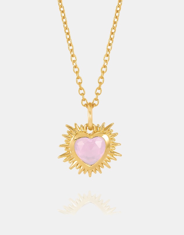 Rachel Jackson - Electric Love October Birthstone Heart Necklace