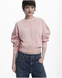 Desigual - Topstitched sweatshirt