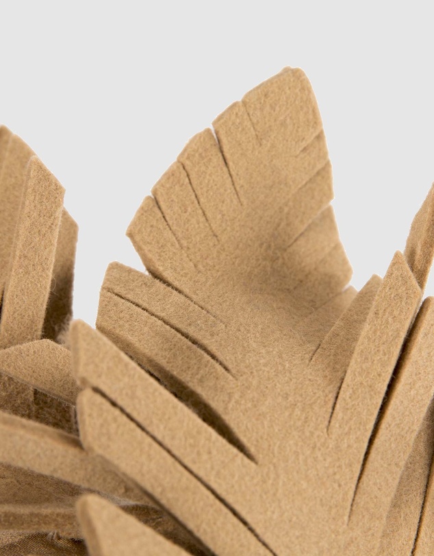 Max Alexander - Felt Leaf Fascinator