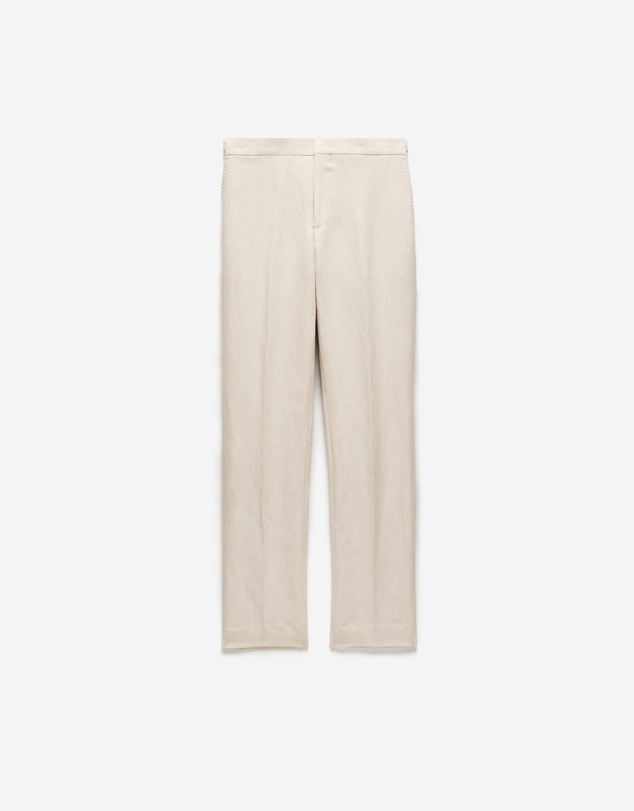 Calibre - Linen Cotton Twill Suit Pants Natural
