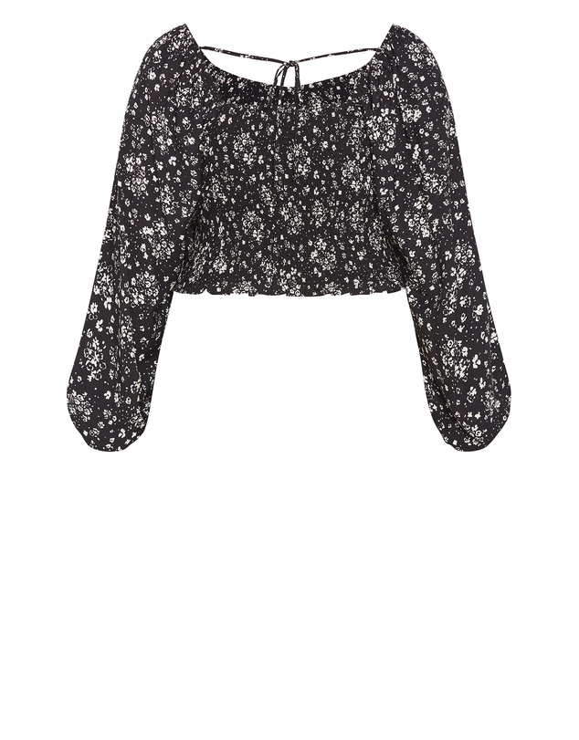 City Chic - Abbie Floral Print Top
