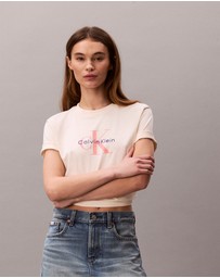 Calvin Klein Jeans - Embroidered Monogram Logo Tee