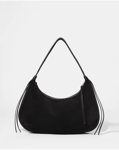 & Other Stories - Fringed Suede Shoulder Bag