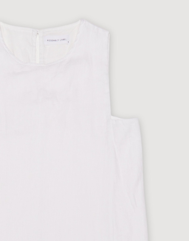 Revibe - Repaired Assembly Label Linen Dress