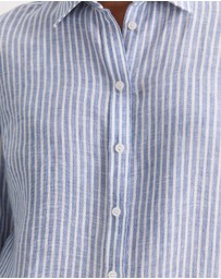 Sportscraft - Dahlia Stripe Linen Shirt
