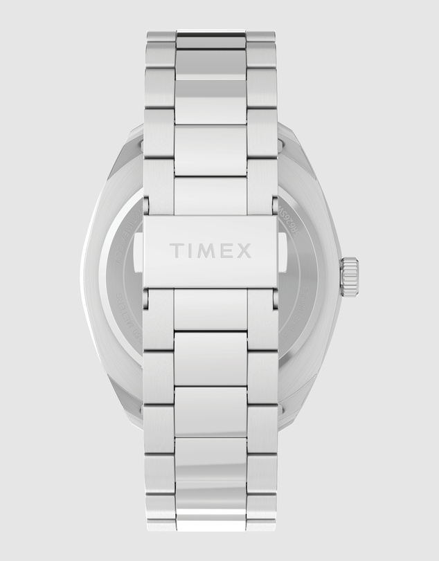 TIMEX - Weston 45mm Blue Dial Stainless Steel Bracelet Watch