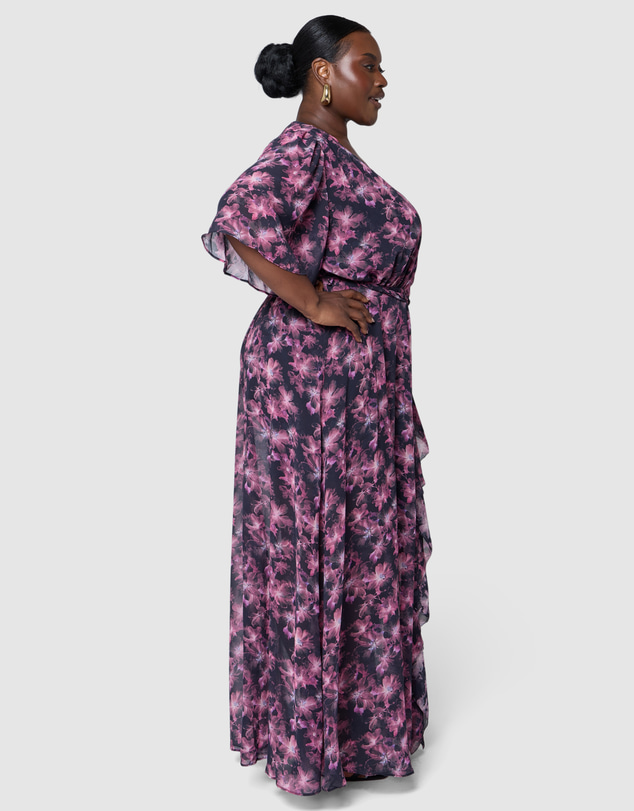 Pink Dusk by Curve Project - Roulette Maxi Dress