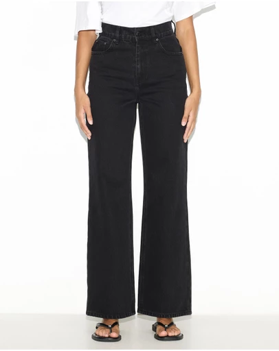 Dazie - London High Waisted Wide Leg Jeans