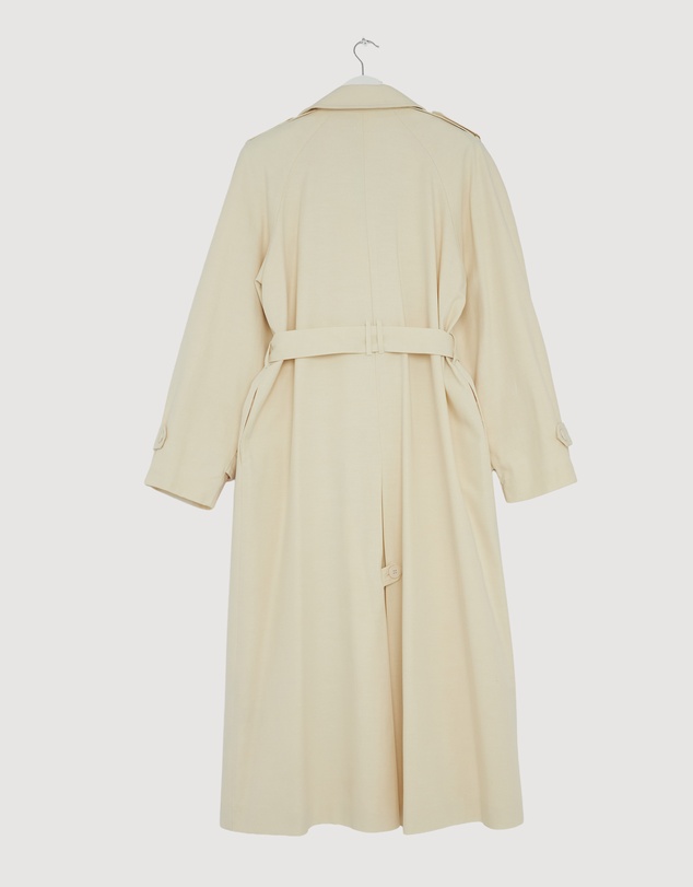Revibe - Repaired Minima Esenciales Isra Cotton Twill Trench Coat - AU 6