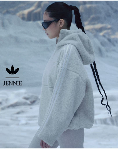 adidas Originals - ADIDAS ORIGINALS BY JENNIE FLEECE HOODIE JACKET Womens