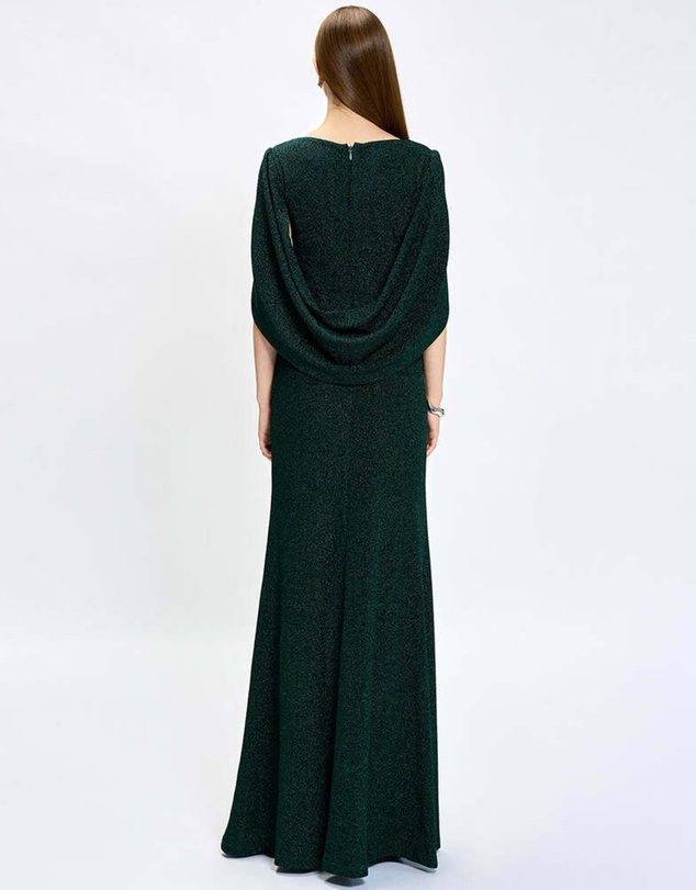 Bariano - Blanca Cape Fishtail Maxi