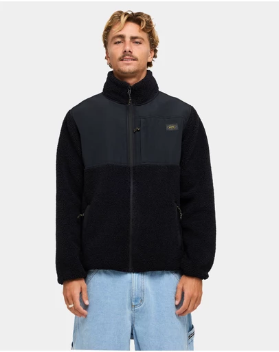 Billabong - Mens Boundary Summit Mock Neck Fleece Top